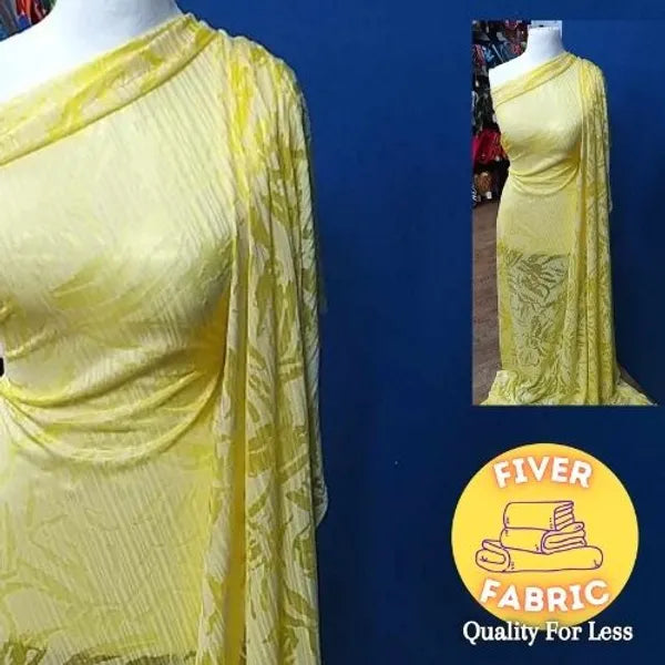 Yellow sheer jersey