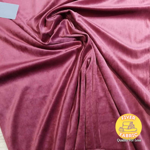 burgundy velour