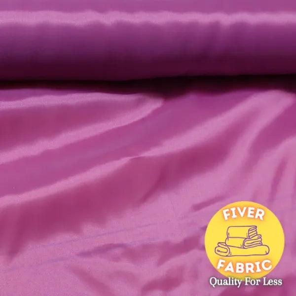 Satin lining- dark plum