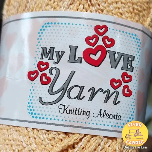 Yellow orange mixed wool