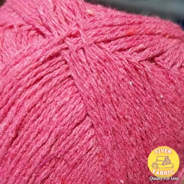 Pink wool