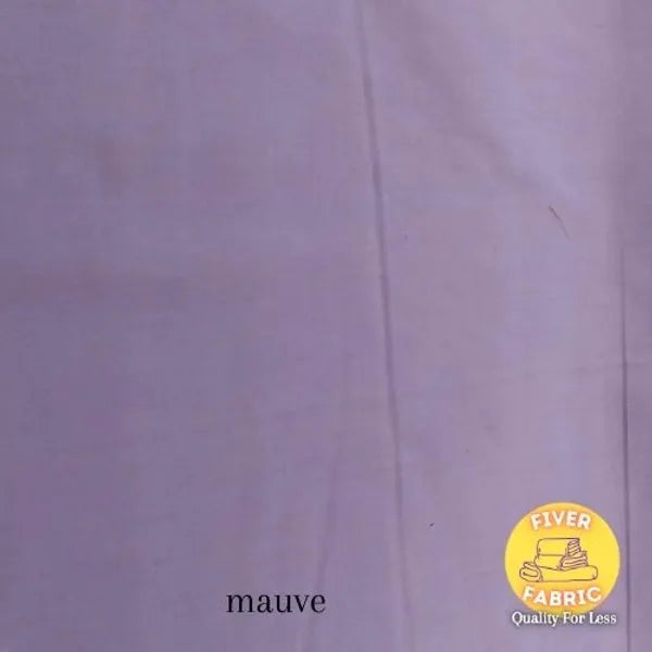 Mauve polycotton