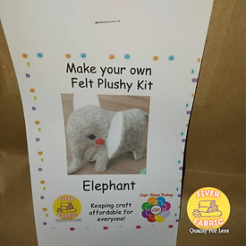 Elephant Felt Plushy Kit