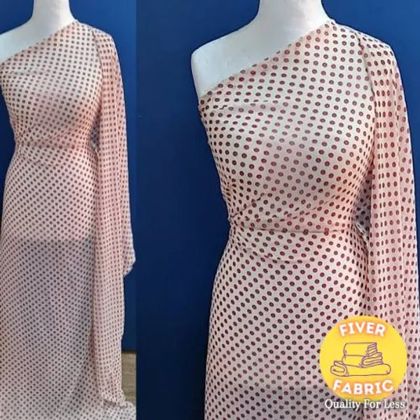 Polka dot chiffon