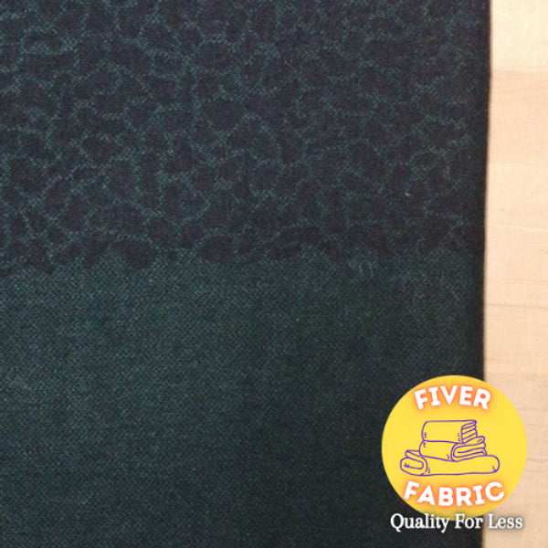 green wool mix two tone