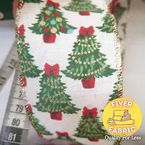 Christmas tree ribbon