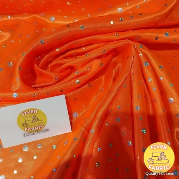 Sparkle Satin dress fabric 3 colours to choose from