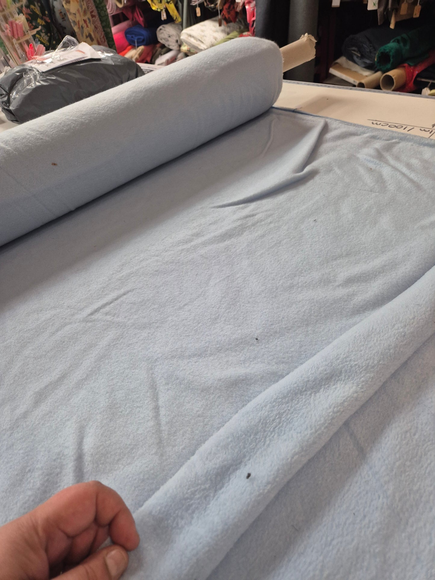 baby blue polar fleece