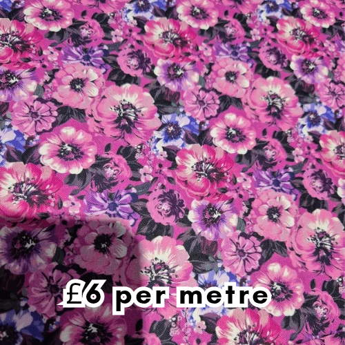 100% Cotton florals