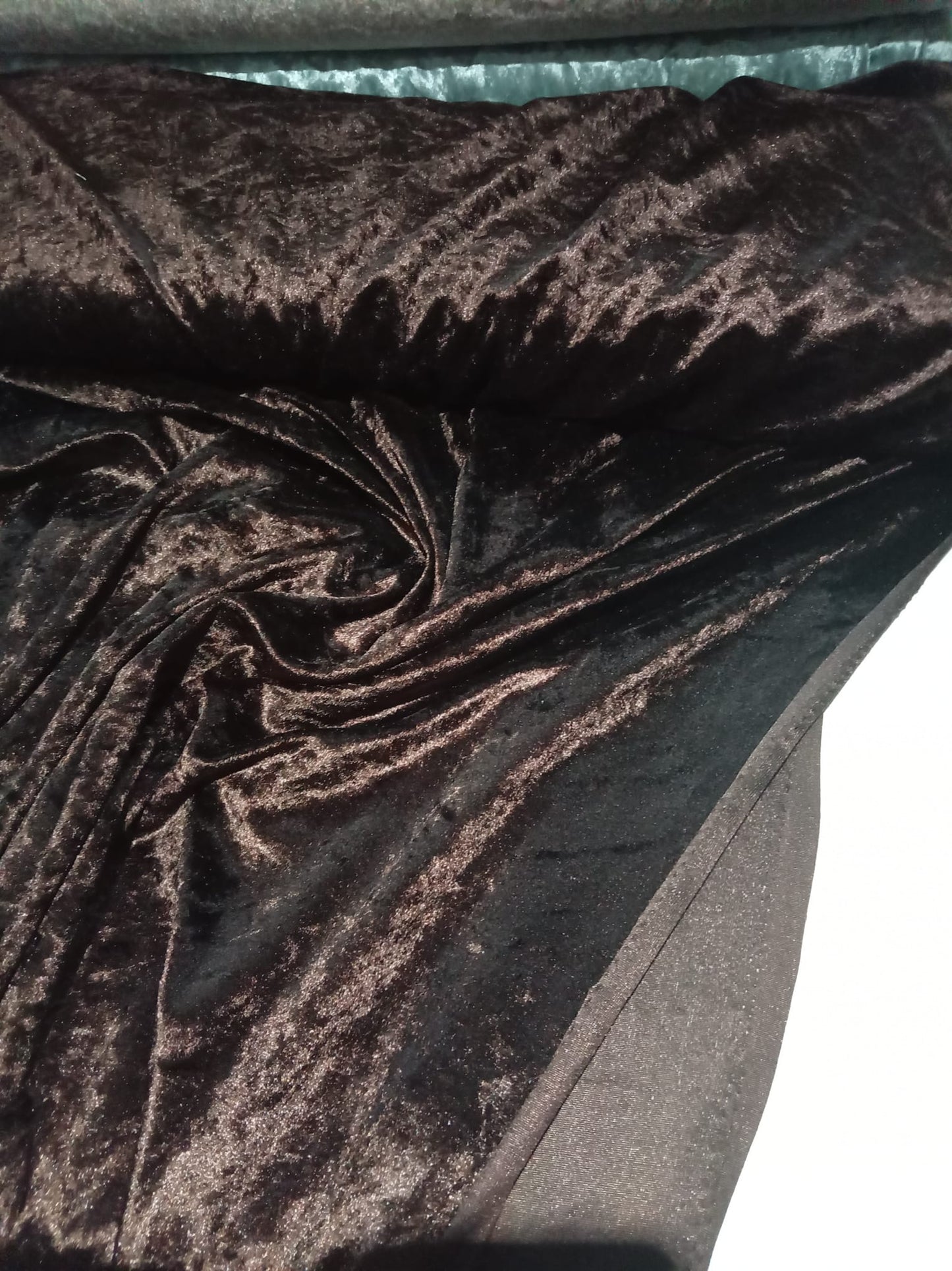 Crushed Velvet - Brown