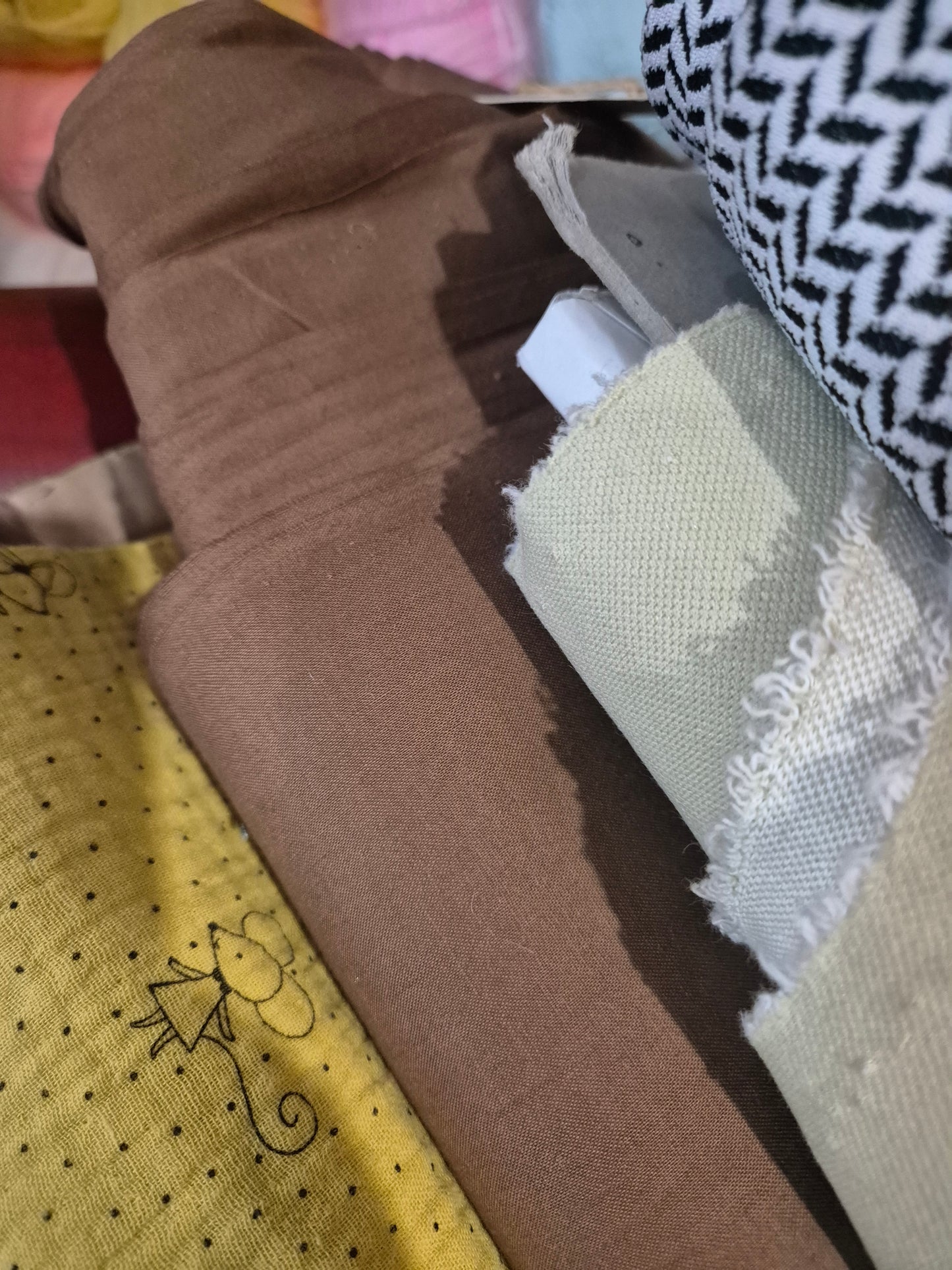 100% Cotton Brown