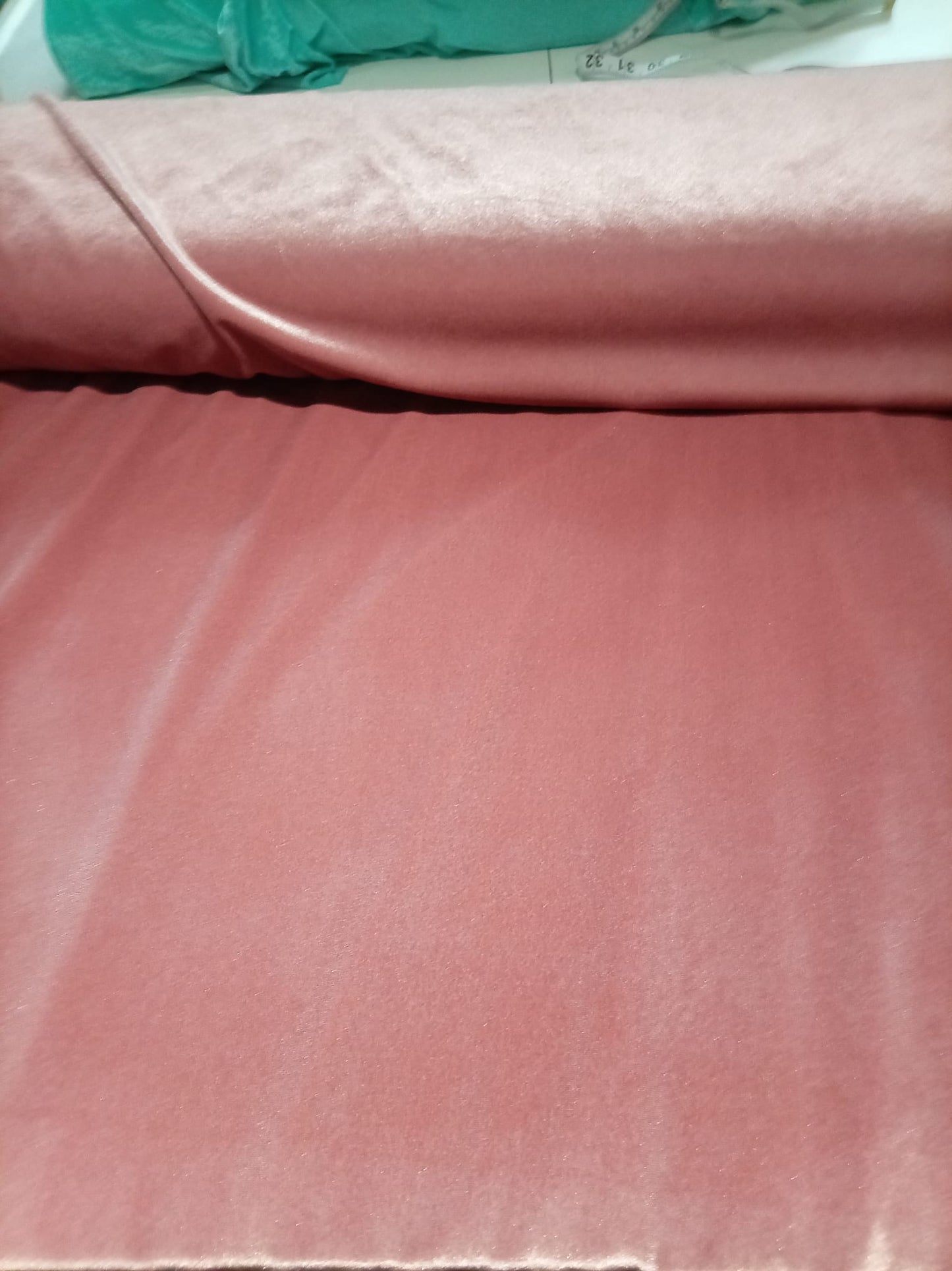Dusky pink velour