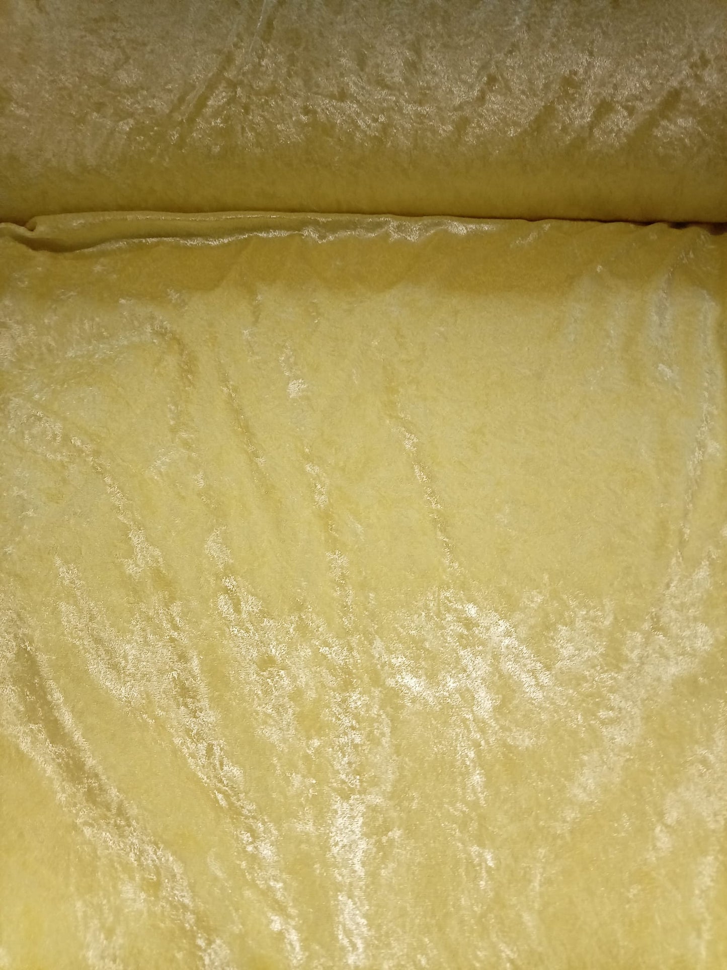 Crushed velvet - lemon