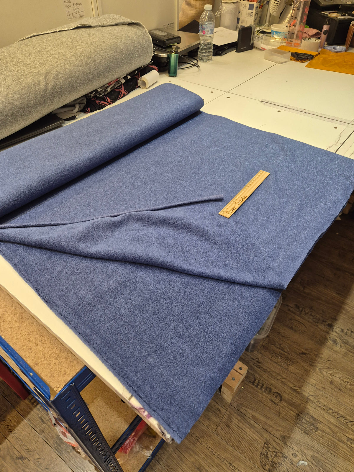 Blue polar fleece