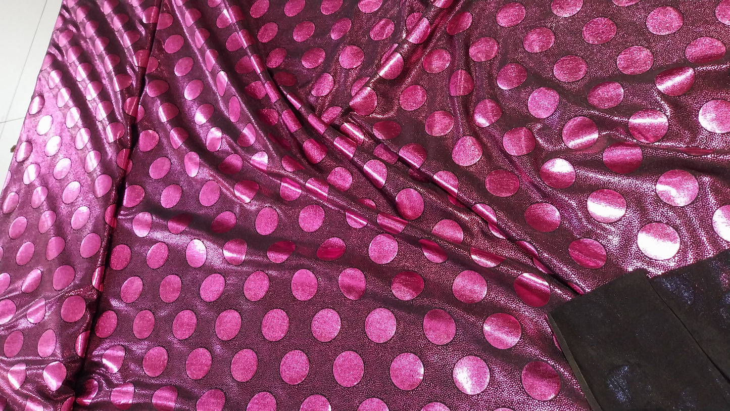 Pink spot lycra