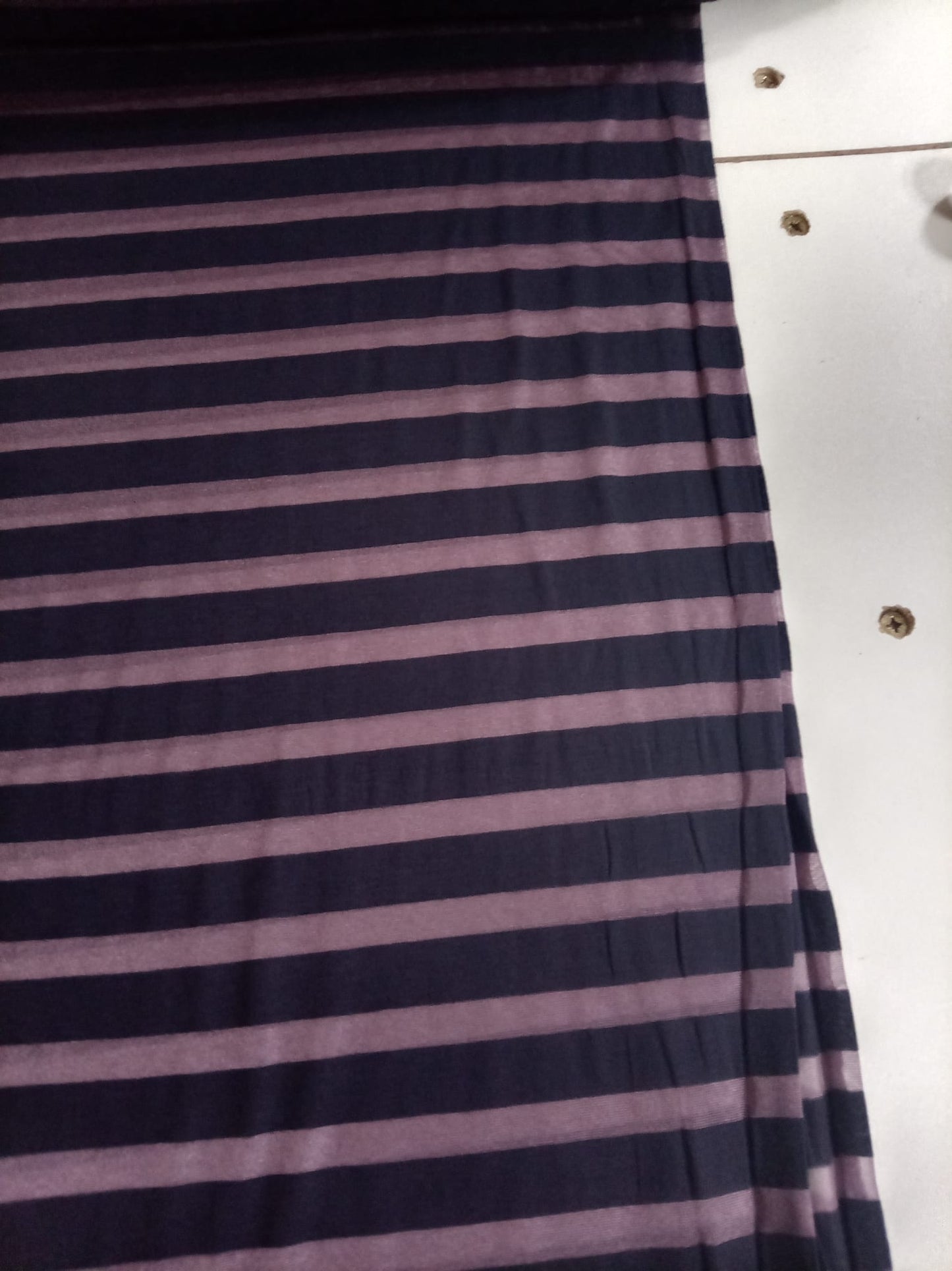 Purple and Navy stripped jersey