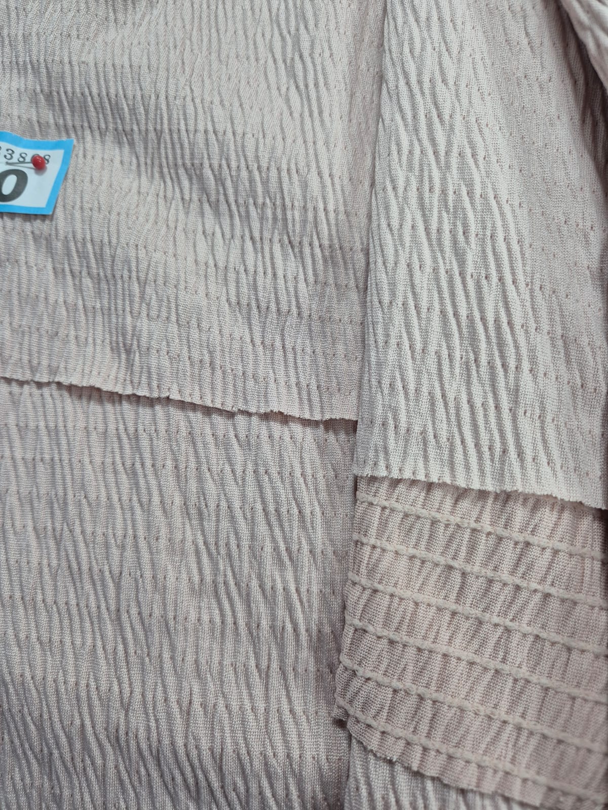 Number 30 pre shirred light pink 3m