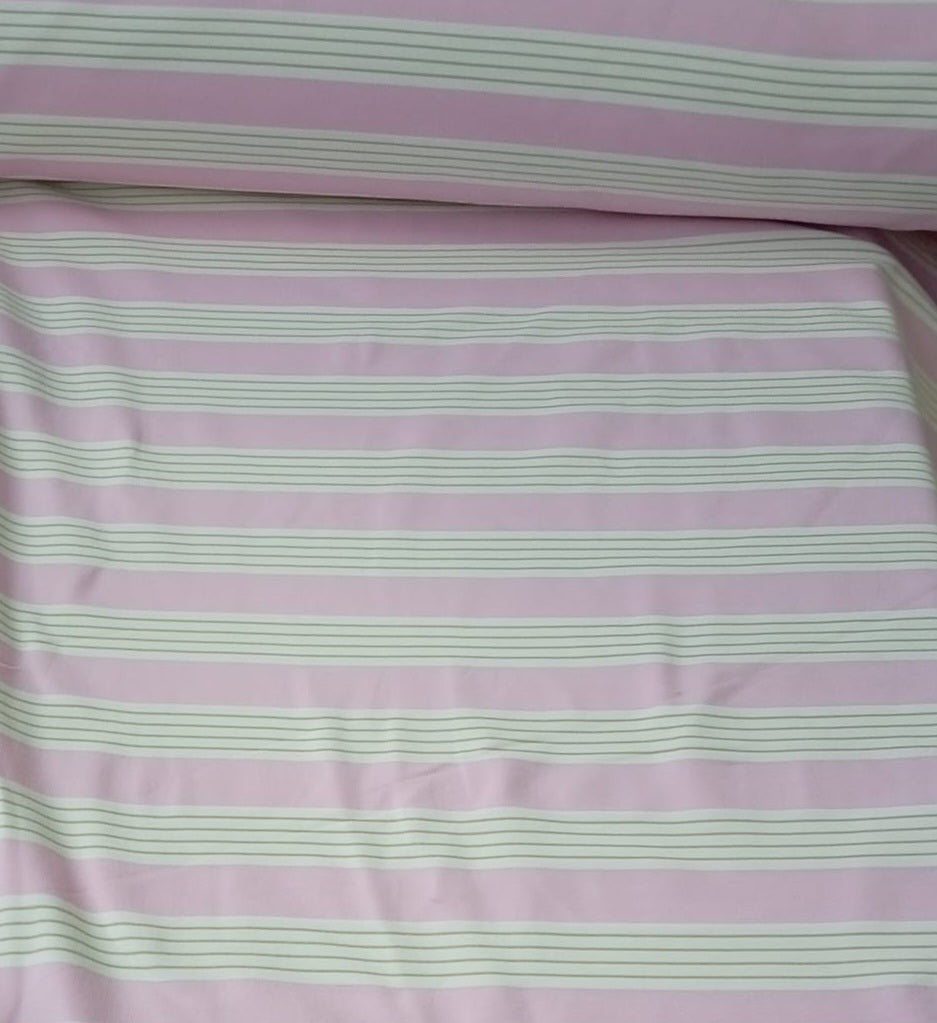 Pink and white jersey