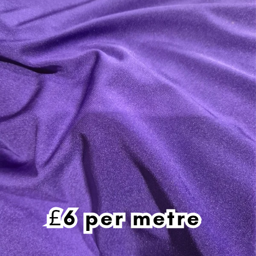 Purple poly Elastane