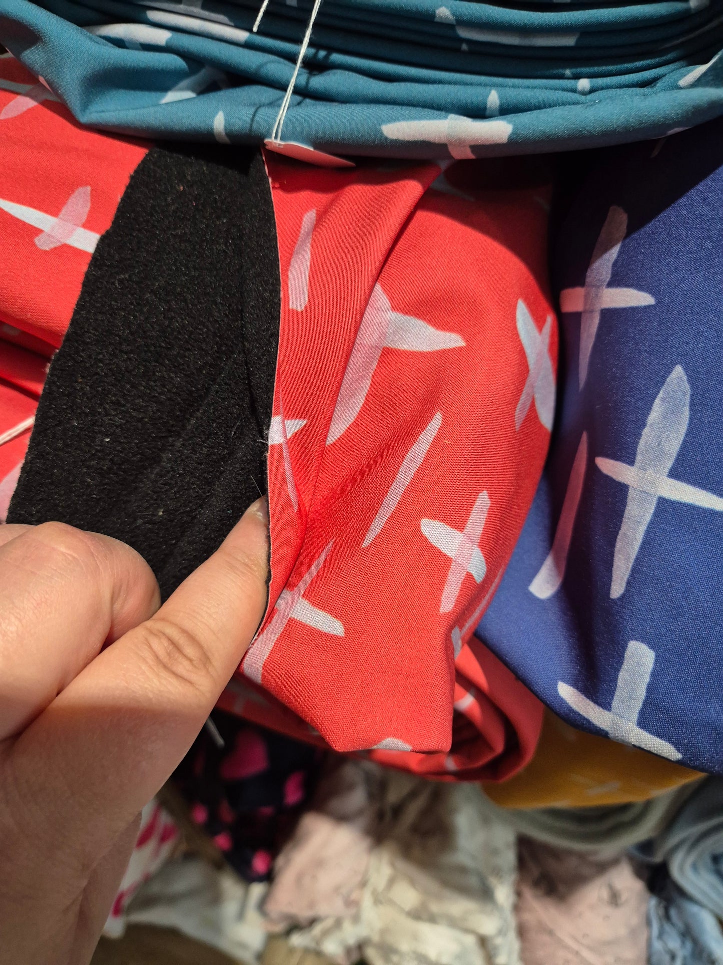 Criss cross soft shell