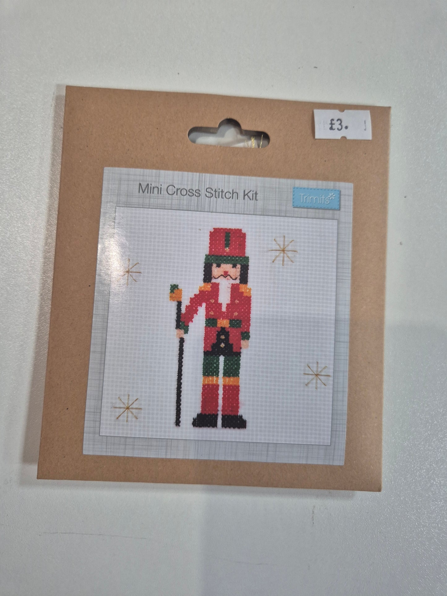 Nutcracker cross stitch kit