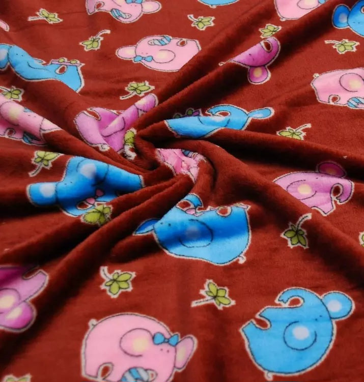 Elephant cuddle fleece