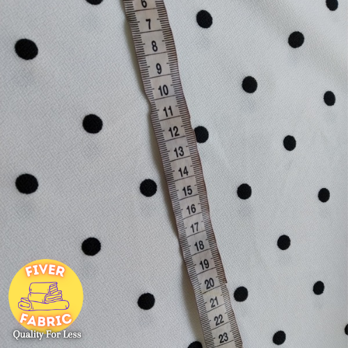 Polka Dot Scuba Crepe