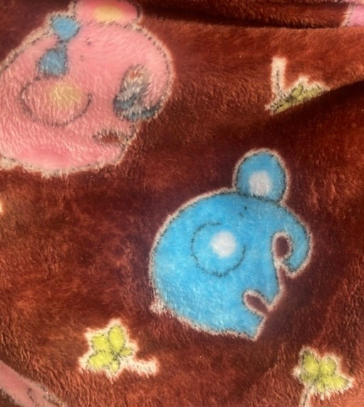 Elephant cuddle fleece