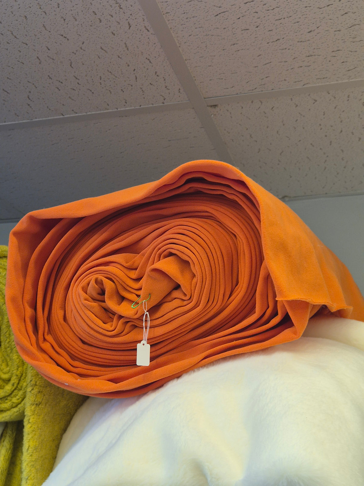 Orange micro fleece