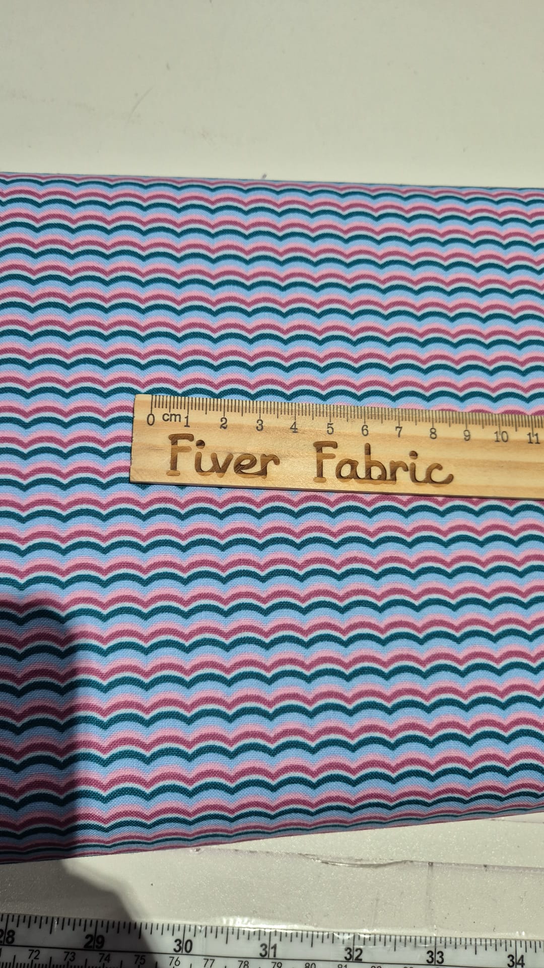 100% cotton multi zig zag
