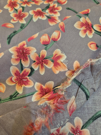 100% viscose flowers
