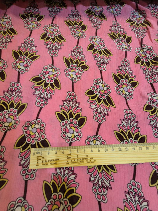 100% viscose pink