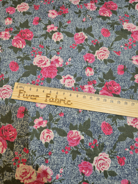 Roses 100% cotton