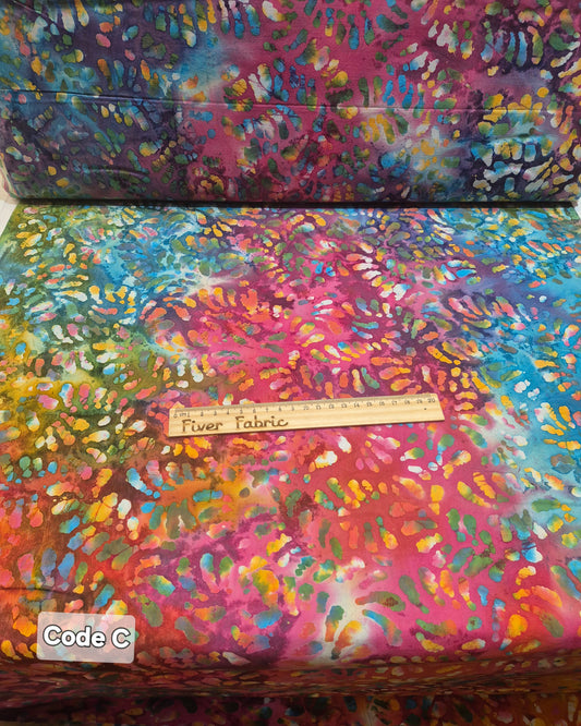 Batik 100% cotton Code C