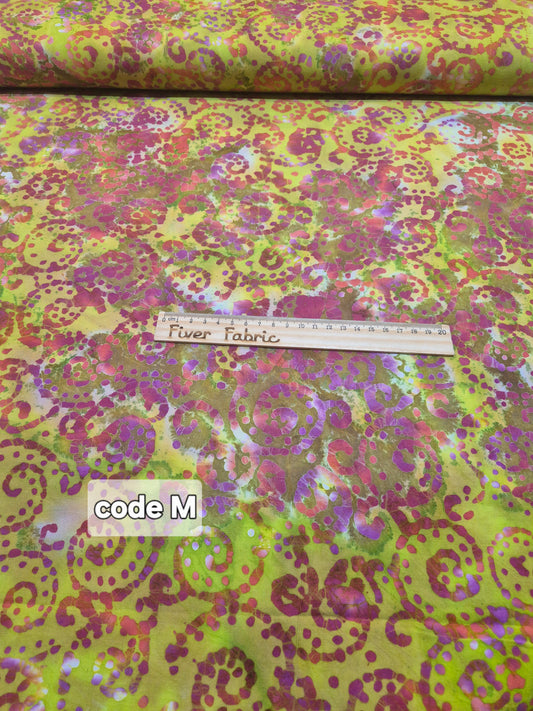 Batik 100% cotton Code M