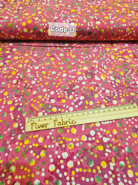 Batik 100% cotton Code O