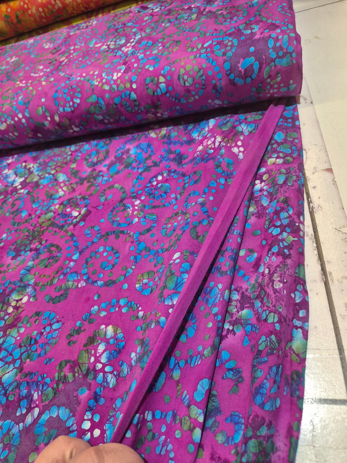 Batik 100% cotton Code Q (purple)