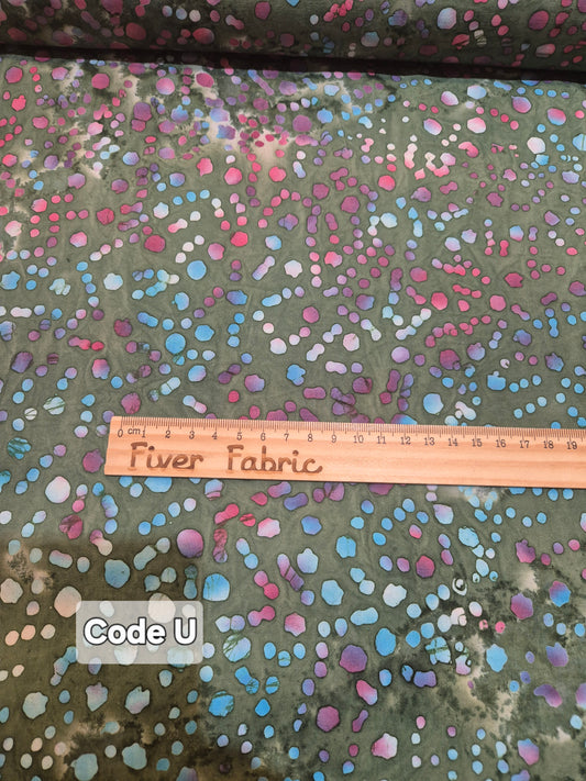 Batik 100% cotton Code U