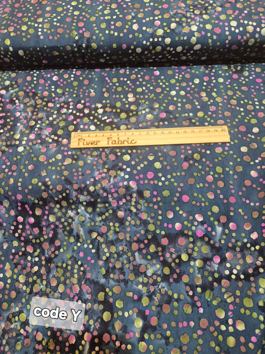 Batik 100% cotton Code  Y