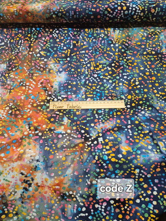 Batik 100% cotton Code  Z