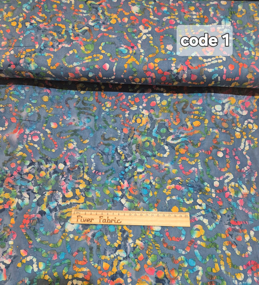 Batik 100% cotton Code  1