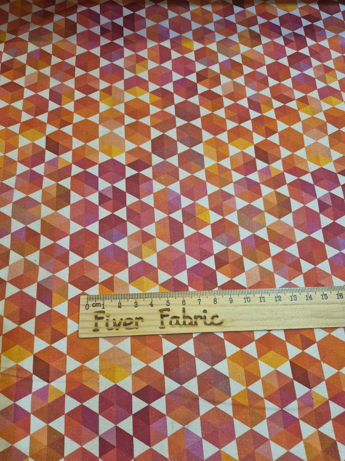 100% cotton hexagon design C