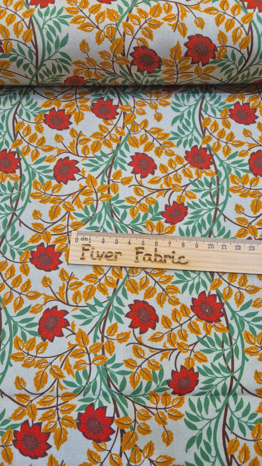 100% cotton flower vines