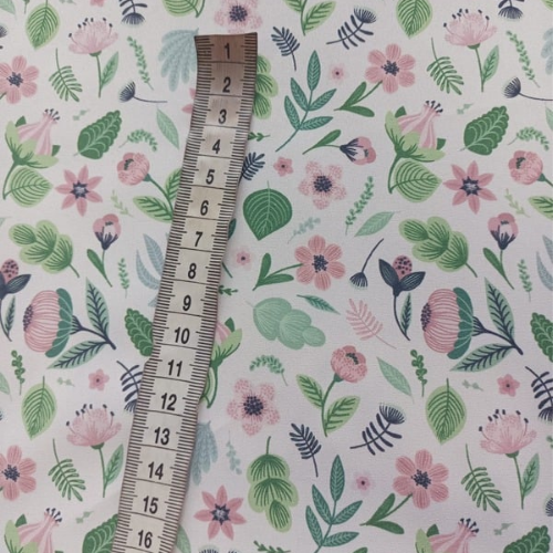 Spring garden dress fabric