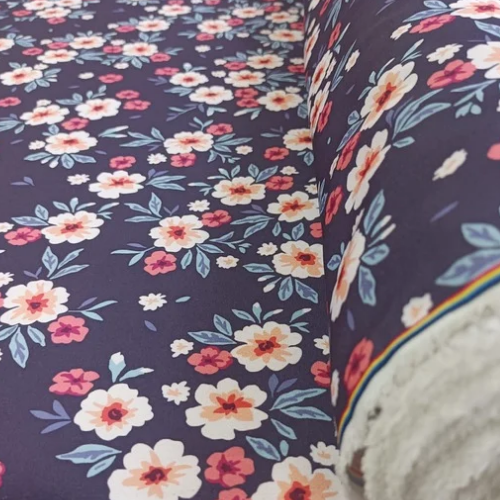 Floral night dress fabric