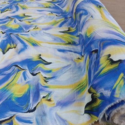 Marbled viscose