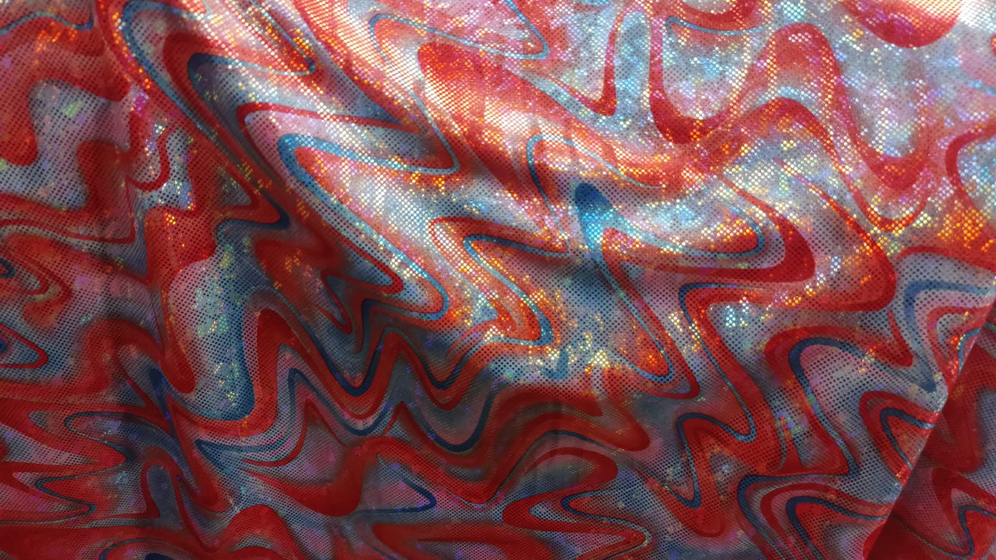 Swirls lycra