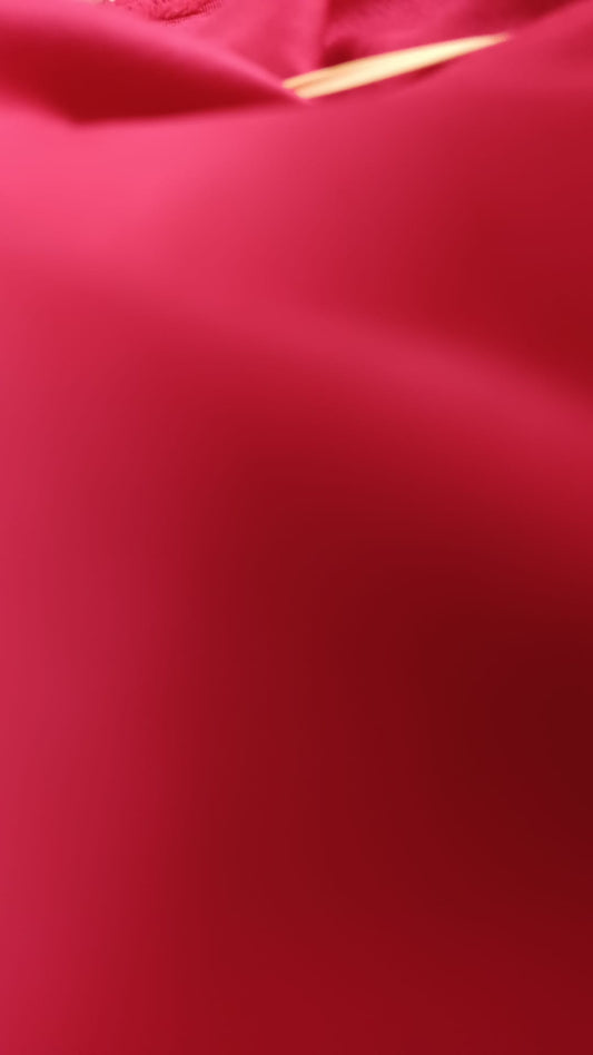 Red suiting fabric