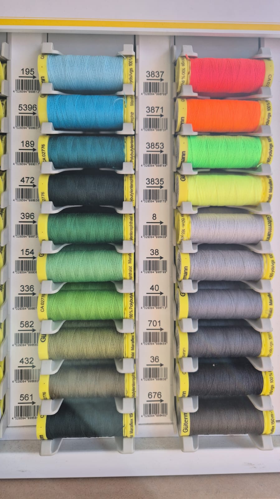 Thread maraflex gutterman (perfect for stretch fabrics) 60 colours