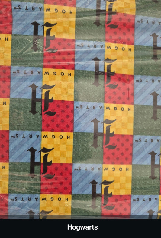 100% cotton hogwarts